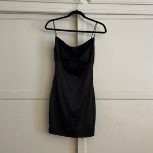 Black dress with cut out in the middle. Super soft size small.